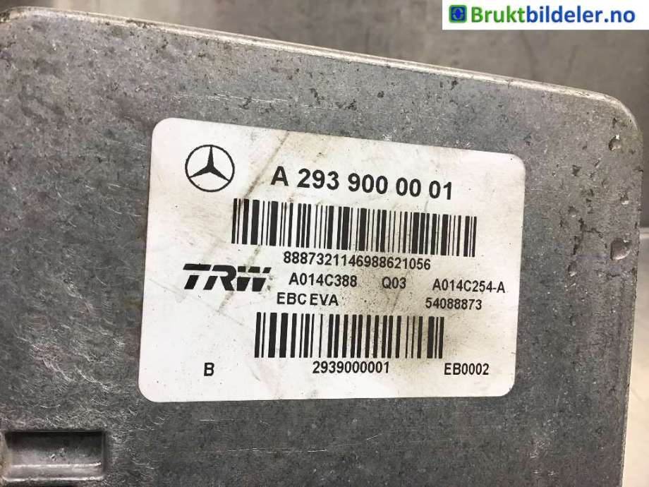 ABS sentral til Mercedes EQC, 2019-->>  (MERCEDES|A 293 900 00 01)