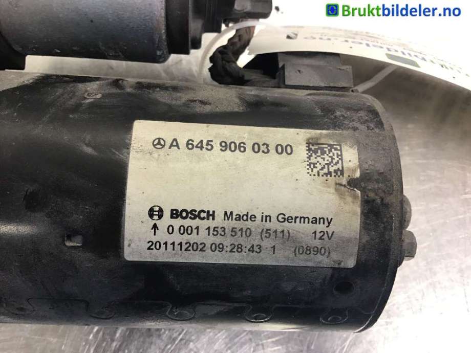 Starter diesel til Mercedes B-Klasse 2011-2018 (W246) (W246) (MERCEDES|A 645 906 03 00|0 001 153 510)