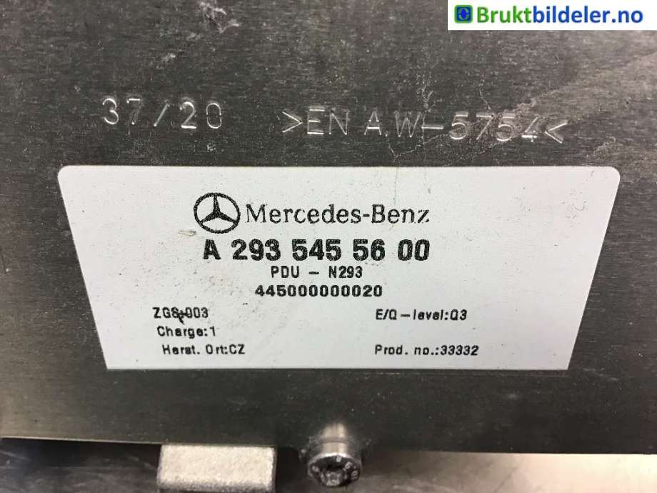 Diverse deler til Mercedes EQC 2019-->>  (MERCEDES|A 293 545 56 00|445000000020|)