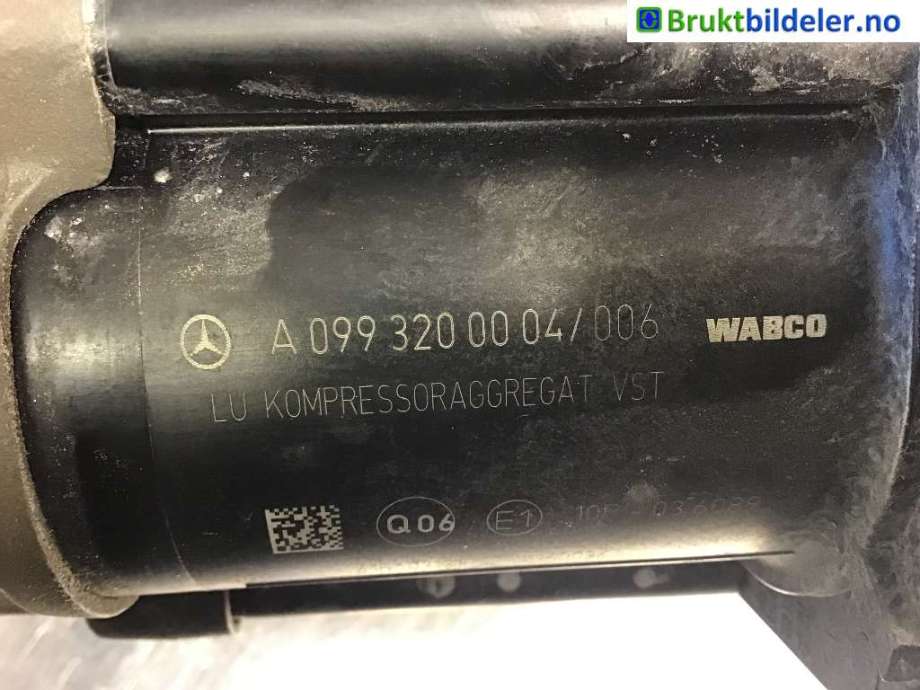 Kompressor nivå/luft til Mercedes EQC, 2019-->>  (MERCEDES|A 099 320 00 04)