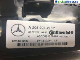 Varmeapparat betjening til Mercedes EQC,   (MERCEDES|A 205 905 49 17)