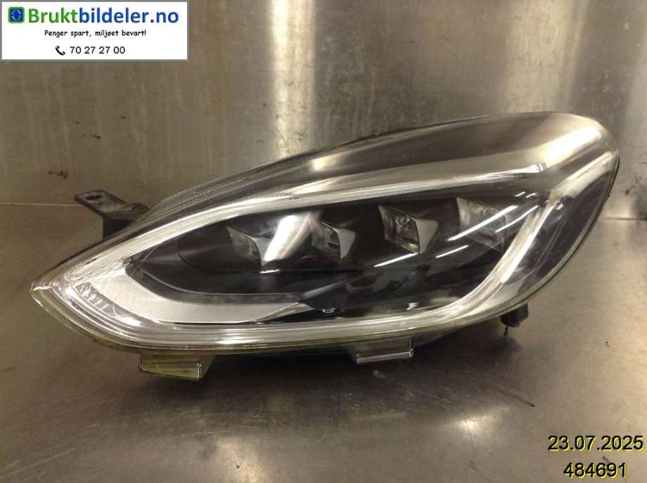 Frontlykt venstre halogen til Ford Fiesta, 2017-->> (Type VII)  (FORD|J1BB-13101-AE)