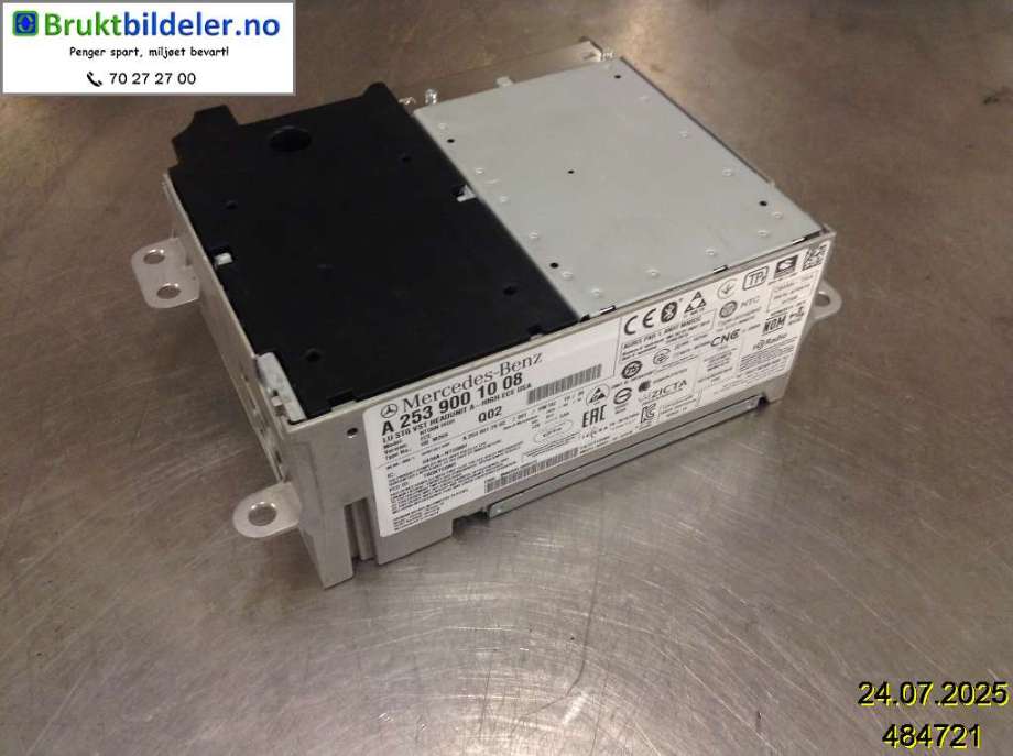Bilstereo til Mercedes EQC, 2019-->>  (MERCEDES|A 253 900 10 08)