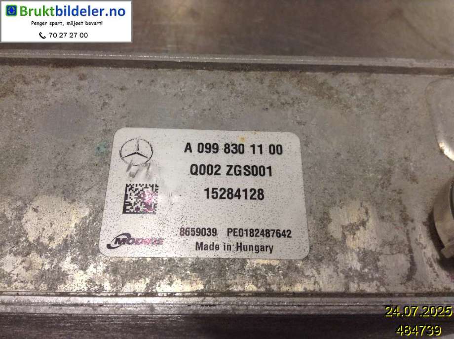 Varmeapparat diverse til Mercedes EQC 2019-->>  (MERCEDES|A 099 830 11 00|)
