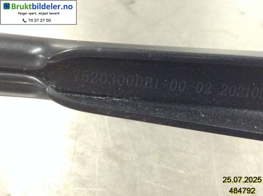 Viskerarmer frontrute til XPeng G3 2021-->>  (XPENG|7520300DB1|)
