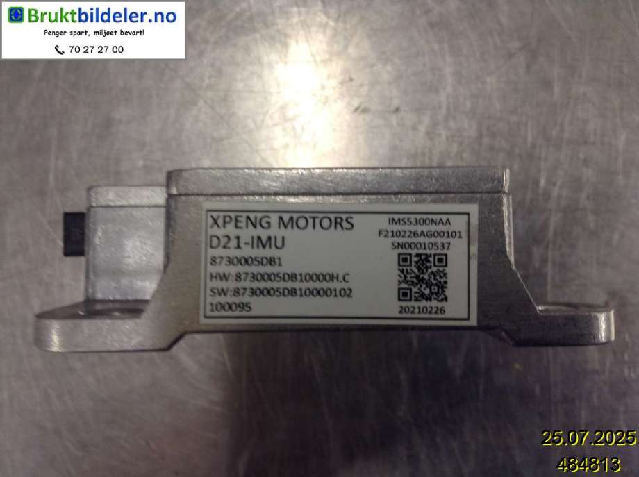 Styreenhet diverse til XPeng G3 2021-->>  (XPENG|8730005DB1|)