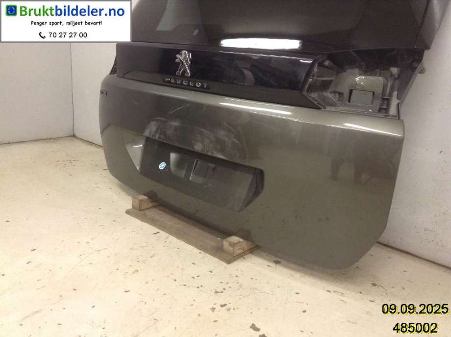 Bakluke til Peugeot 5008 2017-->> (Type II)  (PEUGEOT|16 192 675 80|)