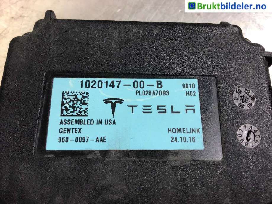 Styreenhet diverse til Tesla Model X 2016-->>  (TESLA|1020147-00-B|)