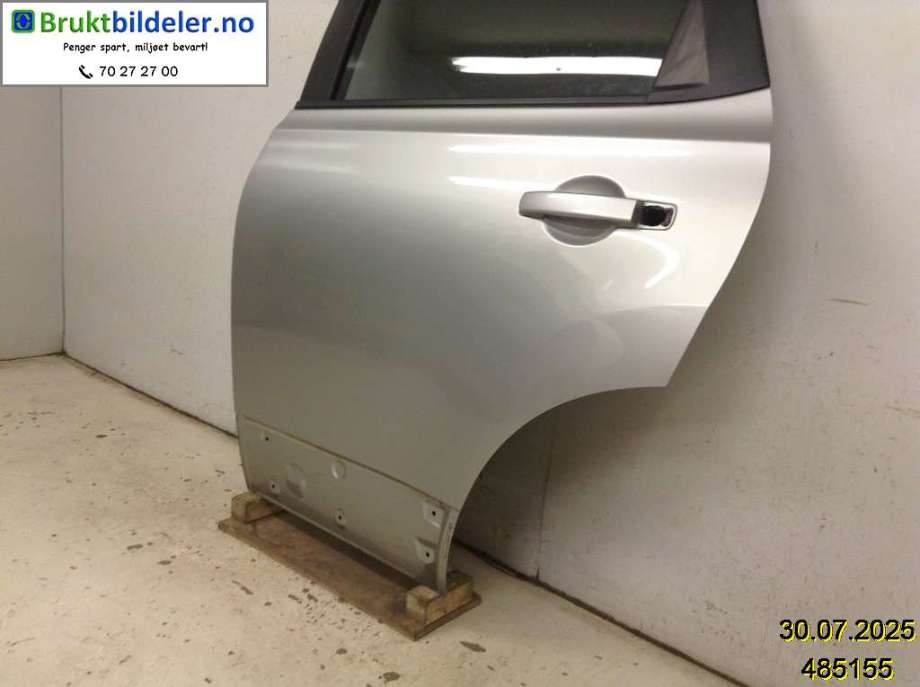 Dør venstre bak til Nissan Qashqai 2010-2014 (Type I, Fase 2)  (NISSAN|H2101JD0MC|)