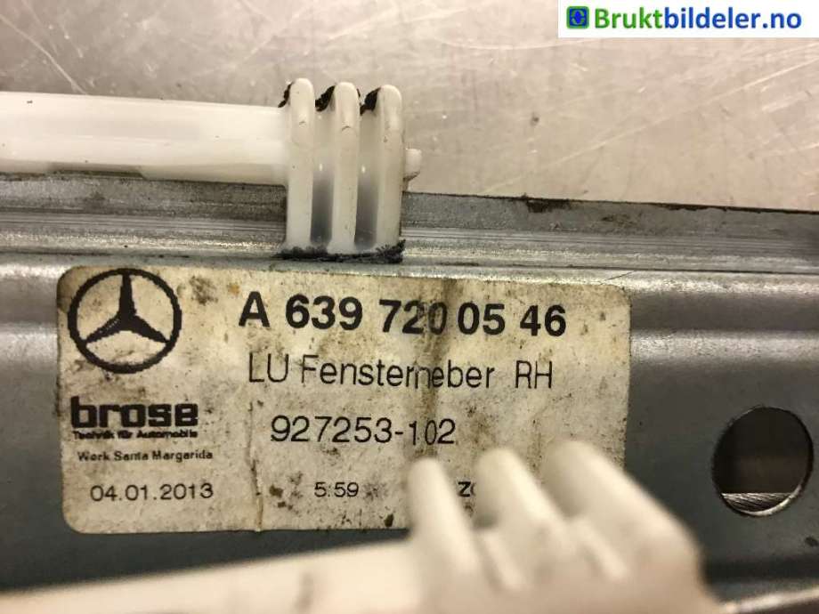Ruteheis til Mercedes Vito/Viano 2010-2014 (Fase 2) (W639) (W639) (MERCEDES|A 639 720 05 46|)