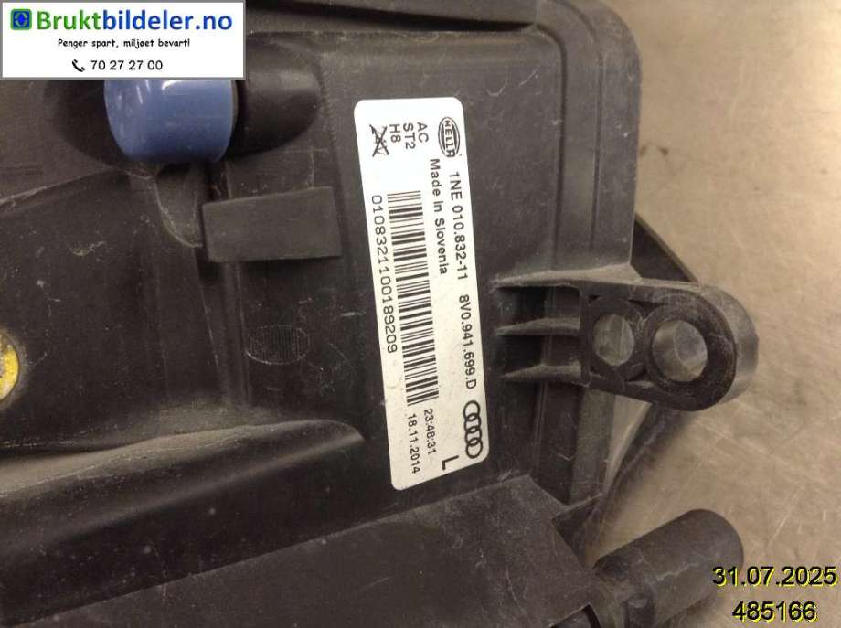 Ruteheis venstre foran til Mercedes Vito/Viano 2010-2014 (Fase 2) (W639) (W639) (MERCEDES||928795-102)