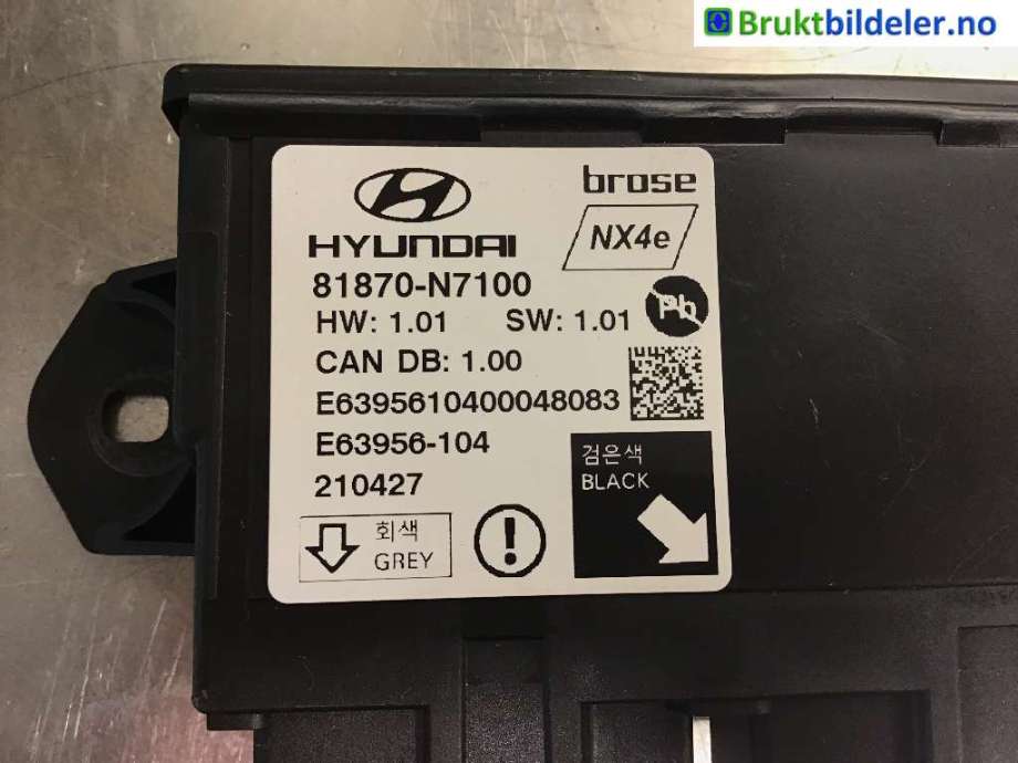 Styreenhet elektrisk bakluke til Hyundai Tucson 2021-->>  (HYUNDAI||81870-N7100)