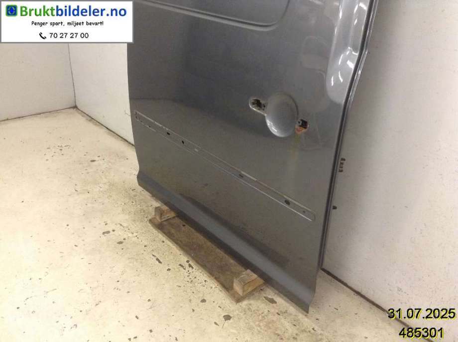 Dør høyre skyvedør til VW Caddy 2010-2015 (Type III, Fase 2)  (VOLKSWAGEN|2K3 843 108||2K3 843 108 B)