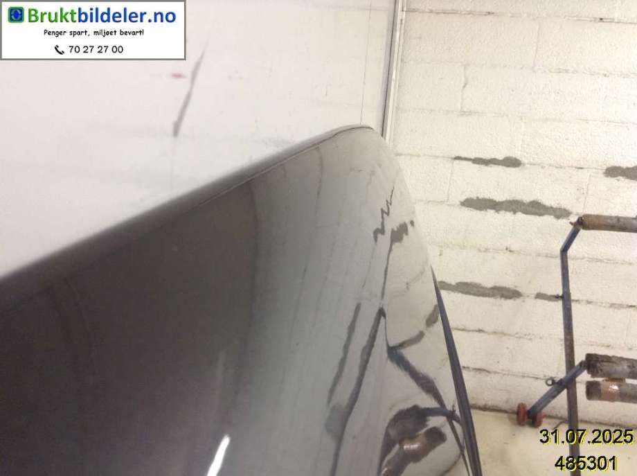 Dør høyre skyvedør til VW Caddy 2010-2015 (Type III, Fase 2)  (VOLKSWAGEN|2K3 843 108||2K3 843 108 B)