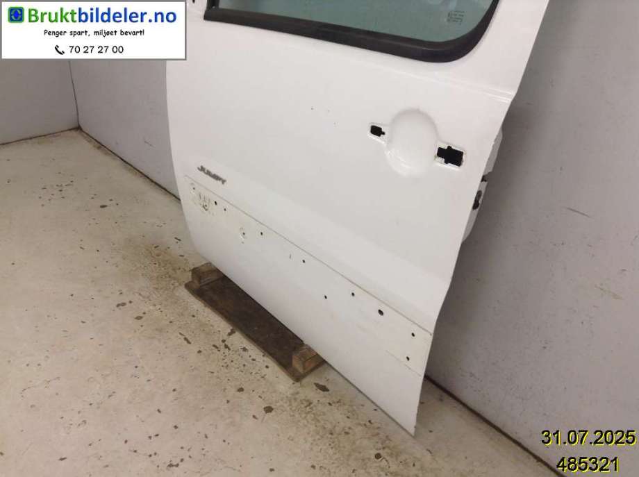 Dør venstre 2dørs til Citroën Jumpy 2007-2016 (Type II)  (CITROEN|9002 X4|)