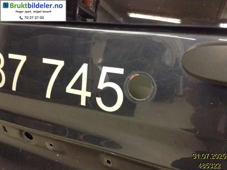 Dør venstre bak varebil til Mercedes Vito/Viano 2004-2010 (Fase 1) (W639) (W639) (MERCEDES|A 639 740 31 02|)