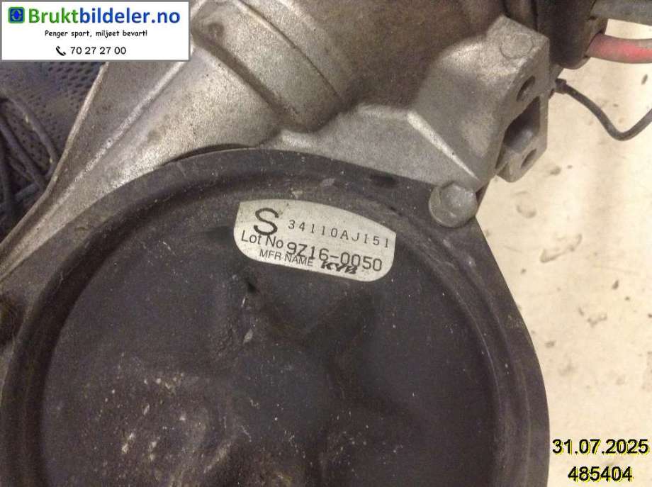 Tannstang elektrisk til Subaru Legacy 2009-2015  (SUBARU|34110AJ151|)