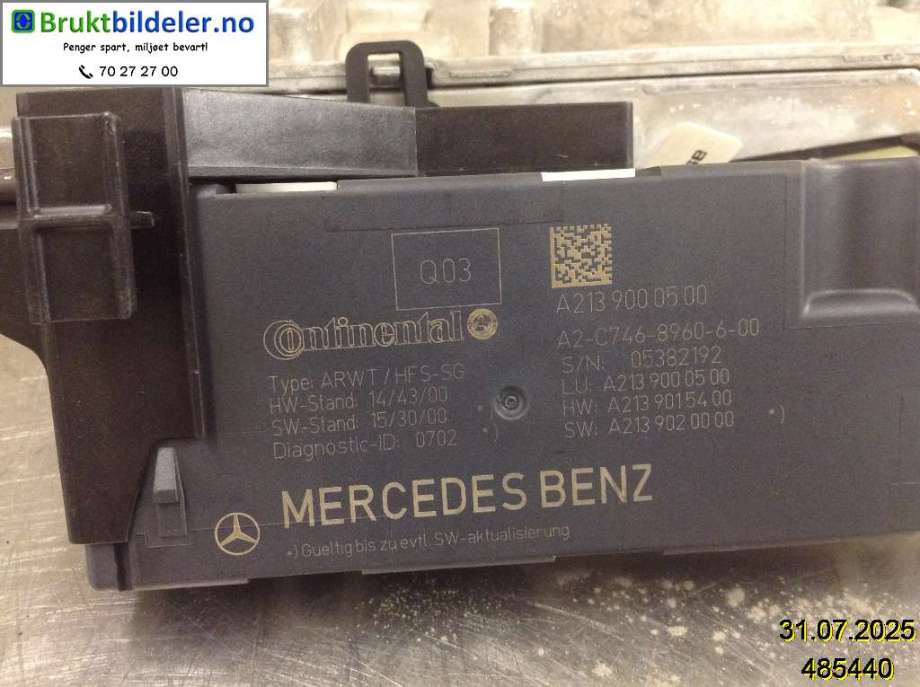 Baklukeåpner motor til Mercedes EQC 2019-->>  (MERCEDES|A 099 906 47 03|0 390 204 178|)
