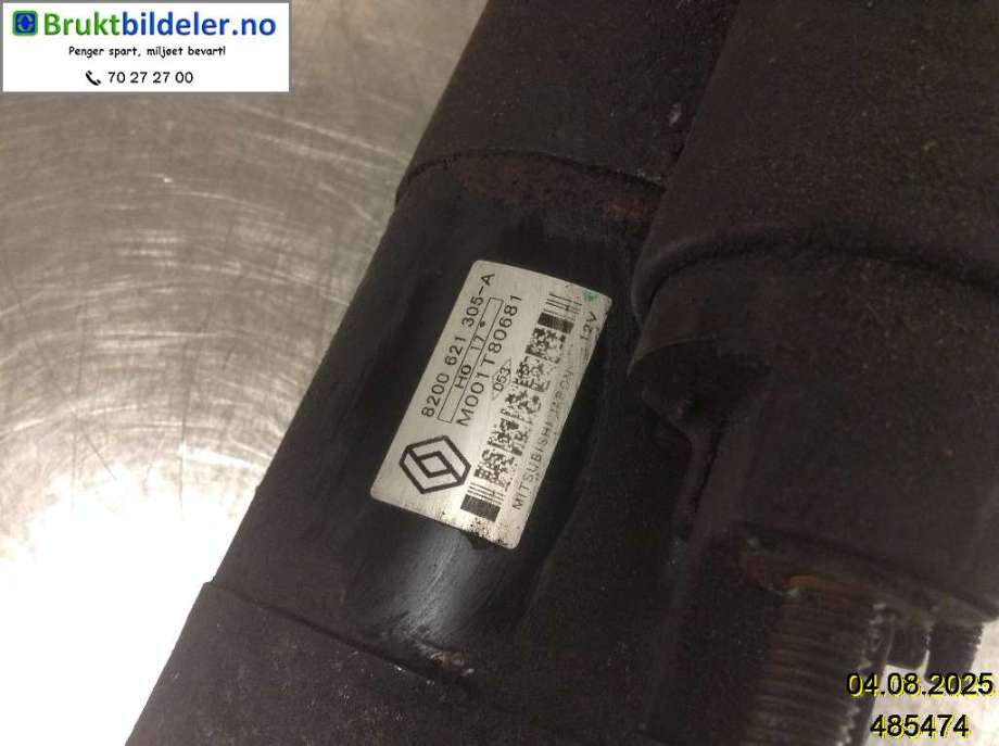 Starter diesel til Opel Vivaro A 2006-2014 (OPEL|8200621305-A|M001T80681|)