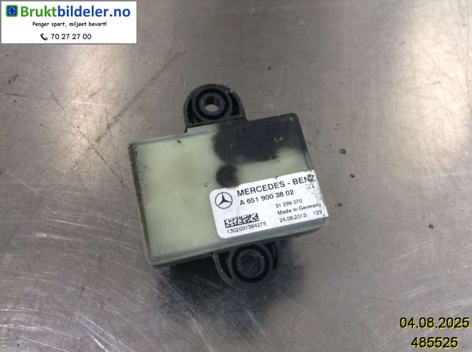 Rele gløde til Mercedes Sprinter 2013-2018 (Fase 2) (906) (906) (MERCEDES|A 651 900 38 02|)