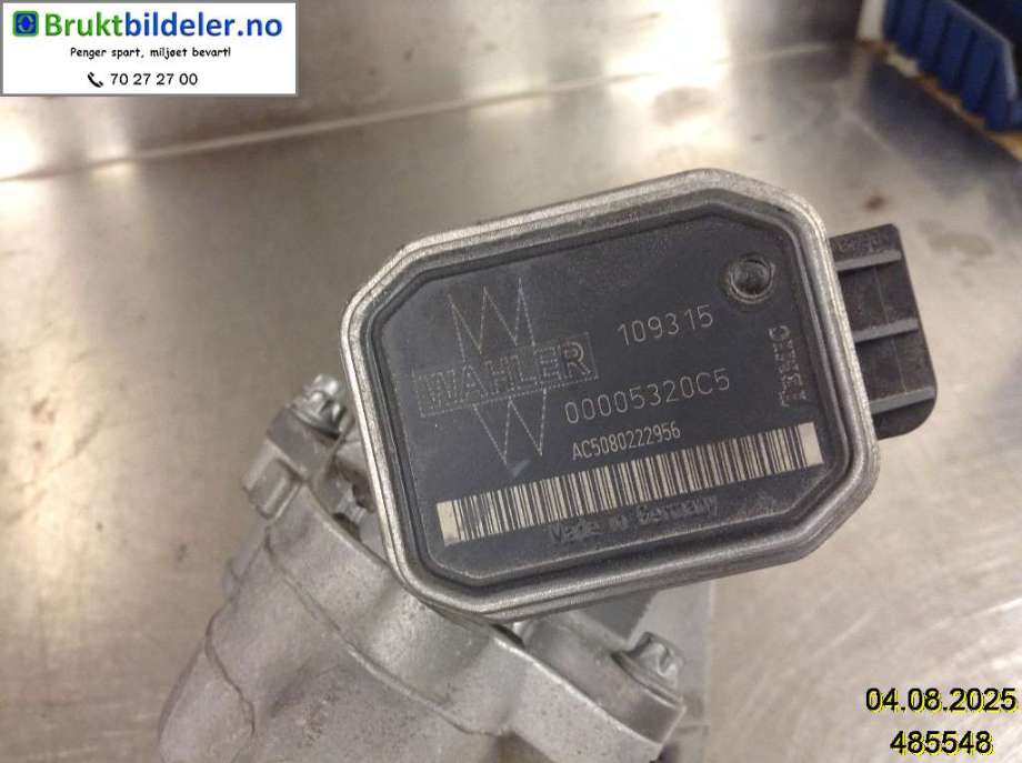 EGR-ventil til Mercedes C-Klasse 2007-2011 (Fase 1) (W204) (W204) (MERCEDES|A 646 140 16 08|00005320C5|)