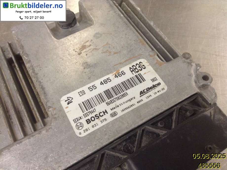 Styreenhet motor til Opel Insignia A 2014-2017 (OPEL|55 485 466|0 281 031 379|55579447)