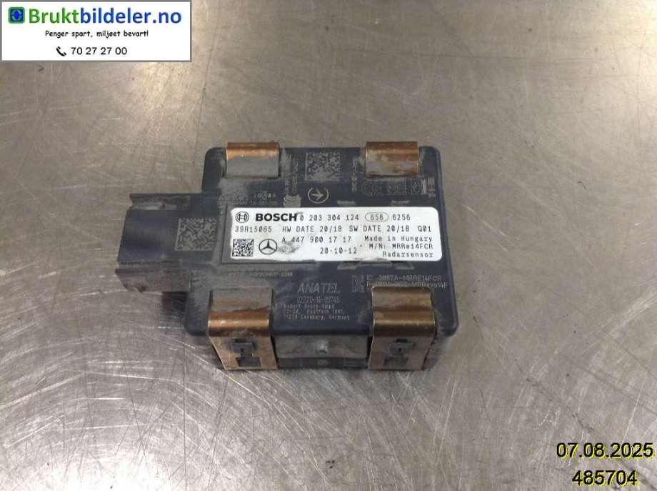 Sensor radar til Mercedes EQV 2020-->> (W447) (W447) (MERCEDES|A4479001717|0203304124|)