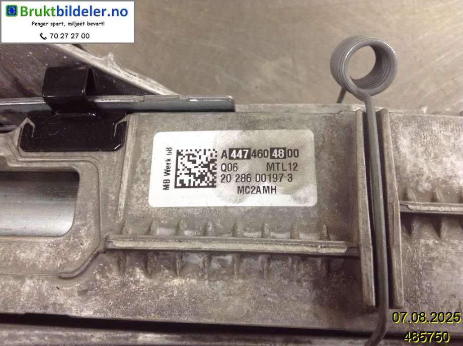 Rattaksel til Mercedes EQV 2020-->> (W447) (W447) (MERCEDES|A4474604800|)
