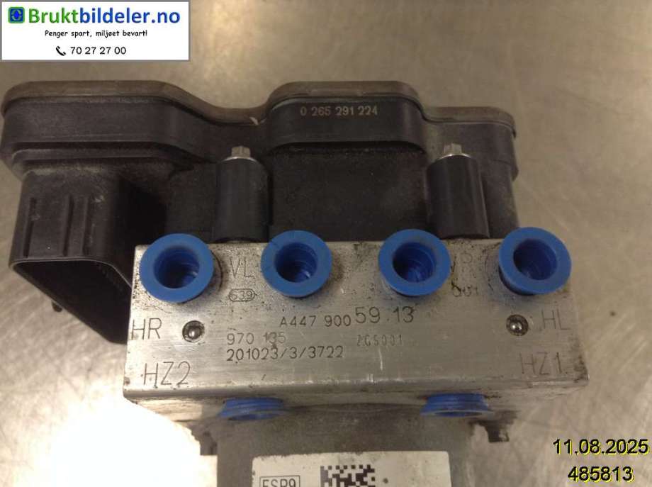 ABS sentral til Mercedes EQV 2020-->> (W447) (W447) (MERCEDES|A 447 900 59 13|0 265 291 224|)