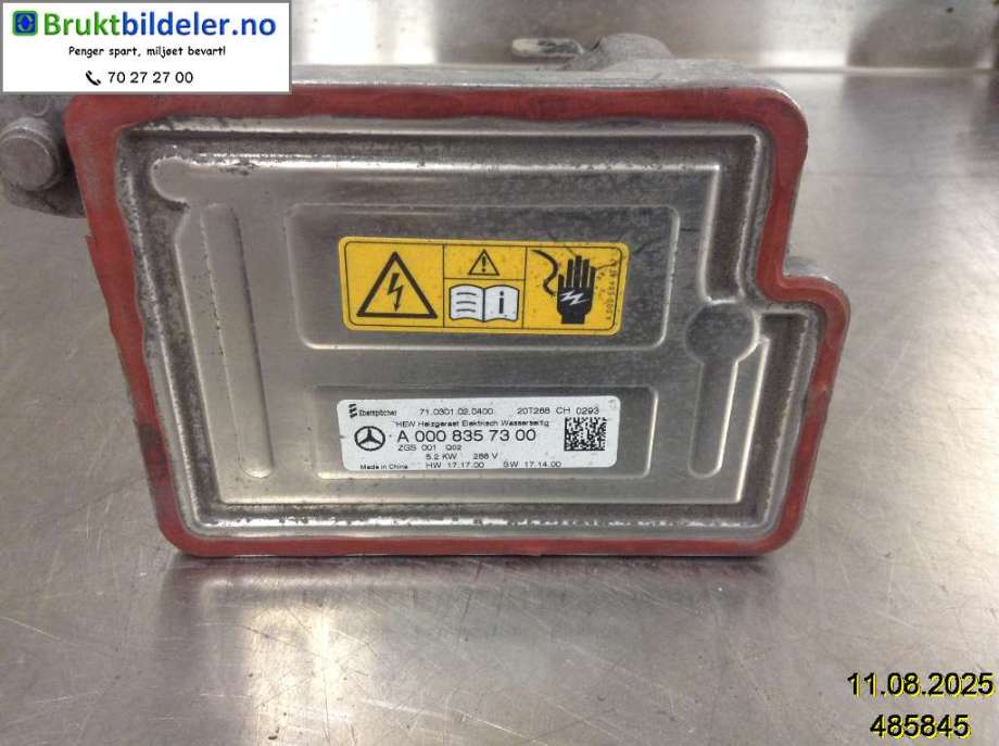 Diverse deler til Mercedes EQV 2020-->> (W447) (W447) (MERCEDES|A 000 835 73 00|)