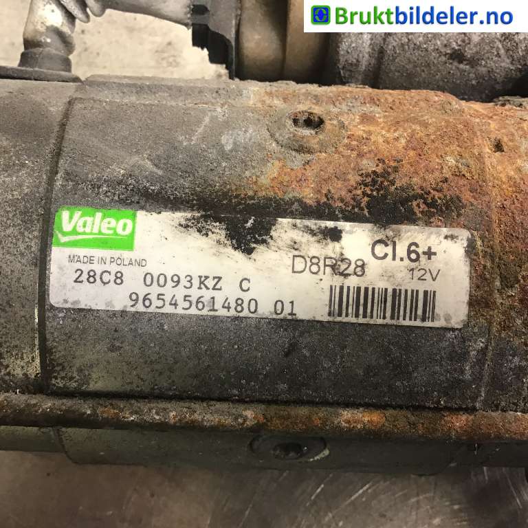 Starter diesel til Citroën C5 2008-2017 (Type II)  (CITROEN|9654561480|28C8 0093KZ C|)