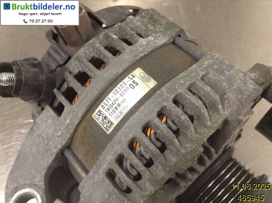 Dynamo til Ford Mondeo 2014-2019 (Type V, Fase 1)  (FORD|DS7T-10300-SA|TN104211-0290|)
