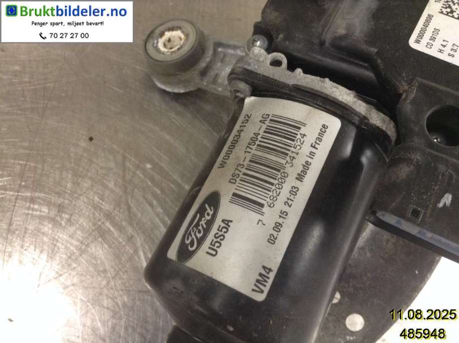 Viskermotor frontrute til Ford Mondeo 2014-2019 (Type V, Fase 1)  (FORD|DS73-17504-AG|W000034152|)