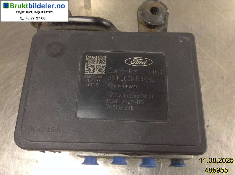 ABS sentral til Ford Mondeo 2014-2019 (Type V, Fase 1) (FORD|EG9C-2C405-EE|25.0220-0420.4|EG9C-2C219-BD)