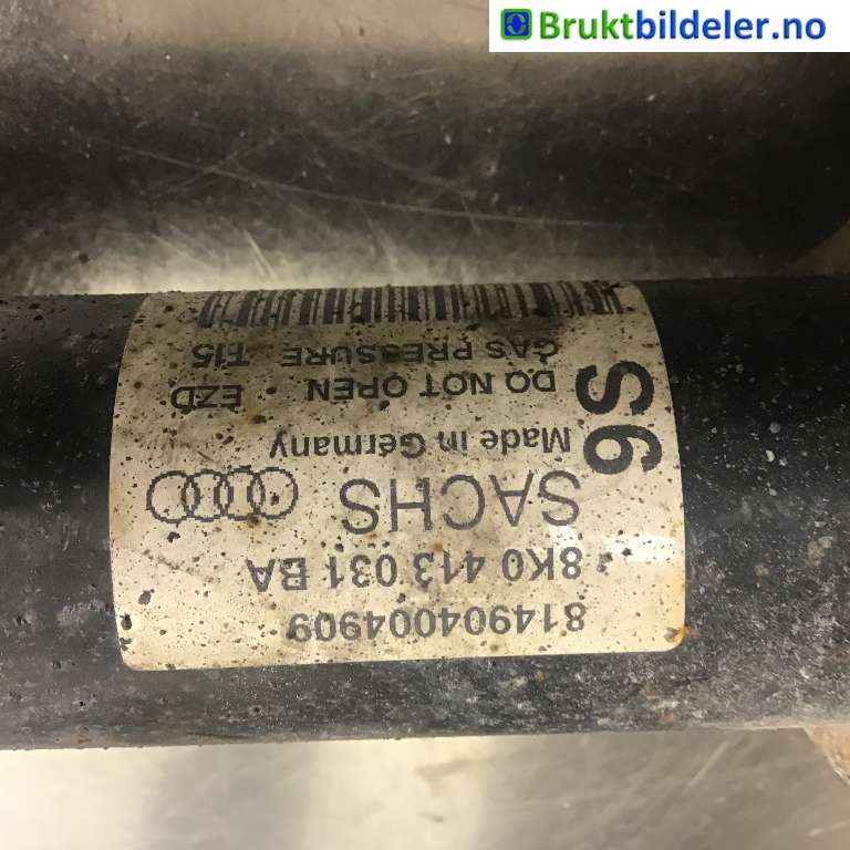 Fjærbein venstre foran til Audi A4 2007-2014 (Type IV) (B8) (B8) (AUDI|8K0 413 031 BA|814904004909|)