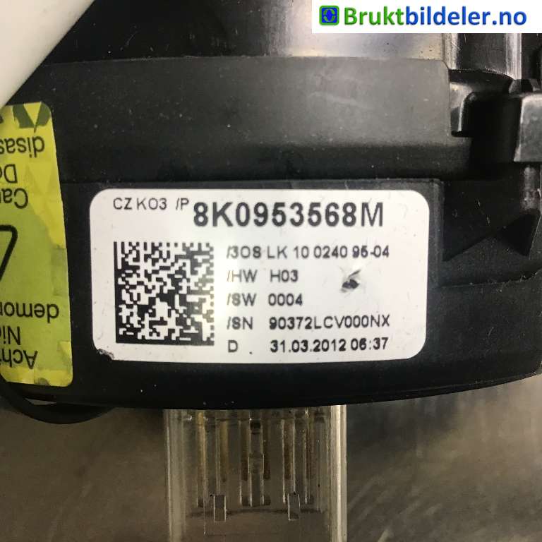 Bryter combi til Audi A4 2007-2014 (Type IV) (B8) (B8) (AUDI|4G8 953 502 AL|10023896-02|8K0 953 568 M)