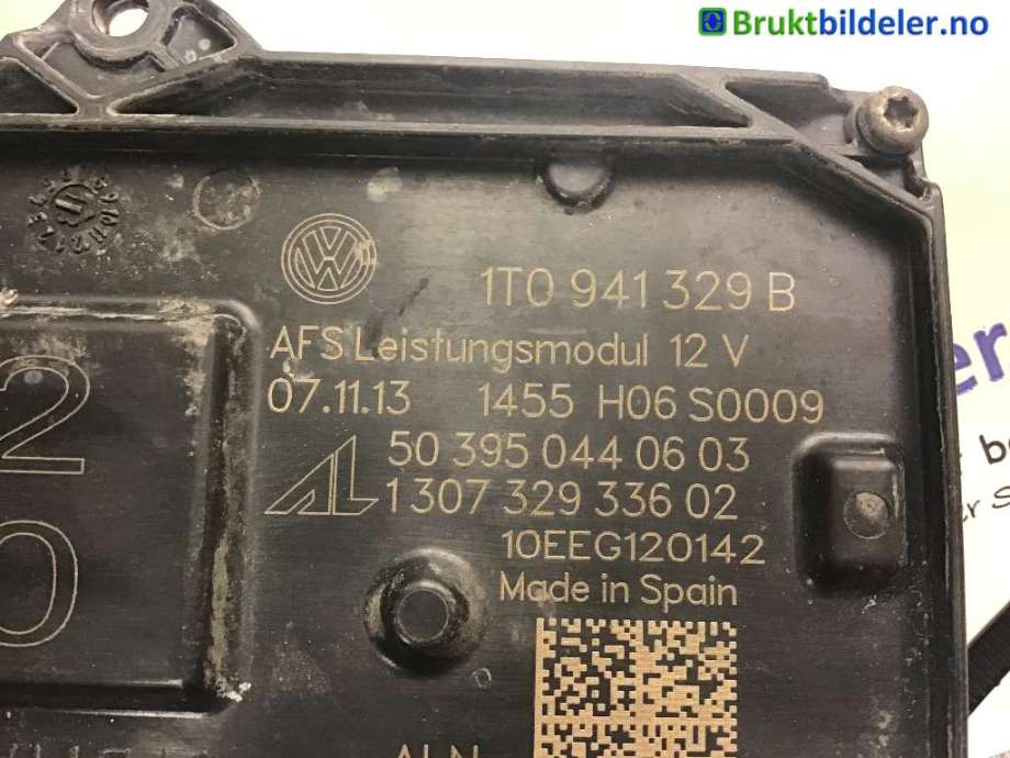 Styreenhet xenon/ballast til Škoda Octavia, 2013-2016 (Type III, Fase 1) (SKODA|1T0 941 329 B)