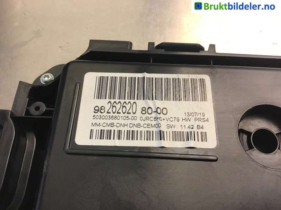 Instrumentpanel til Citroën C5, Aircross 2019-->> (CITROEN|9826262080-00|)