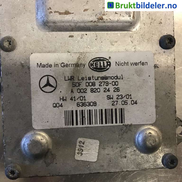 Styreenhet xenon/ballast til Mercedes E-Klasse 2002-2006 (Fase 1) (W211) (W211) (MERCEDES|A 002 820 24 26|5DF 008 279 00|)