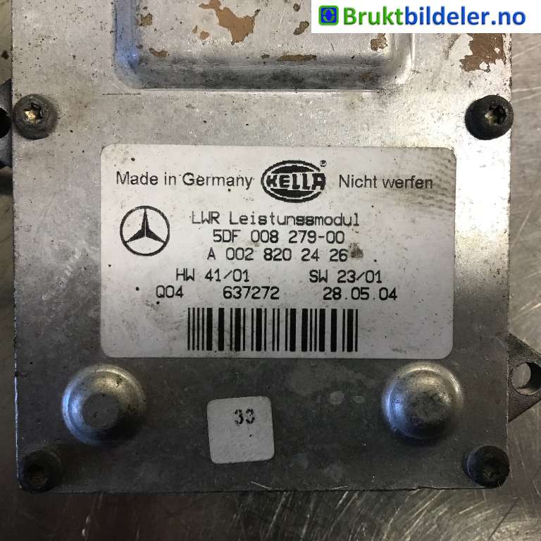 Styreenhet xenon/ballast til Mercedes E-Klasse 2002-2006 (Fase 1) (W211) (W211) (MERCEDES|A 002 820 24 26|5DF 008 279 00|)