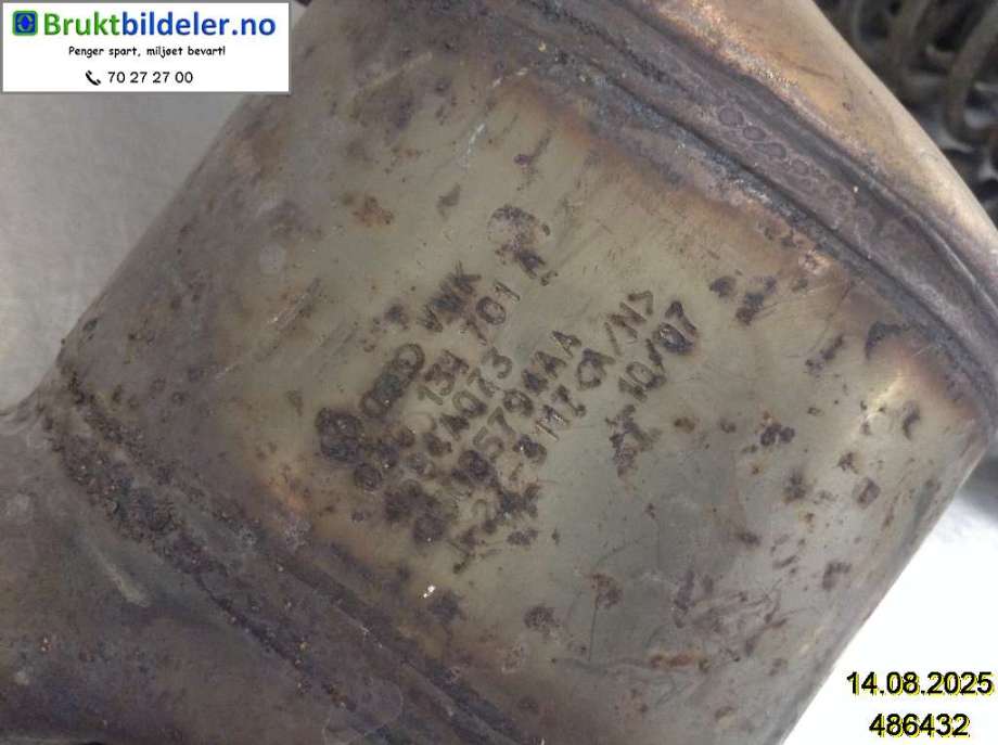 Katalysator til Mitsubishi Outlander 2007-2010 (Type II, Fase 1)  (MITSUBISHI|1584A073||03G 131 701 A)