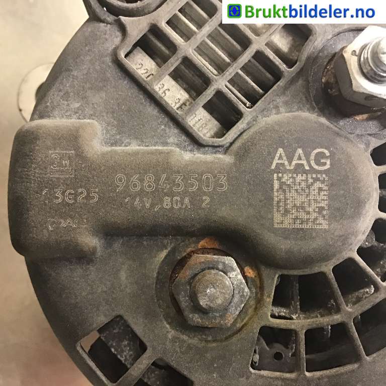 Dynamo til Chevrolet Spark 2011-->> (CHEVROLET (KR)|96843503|)