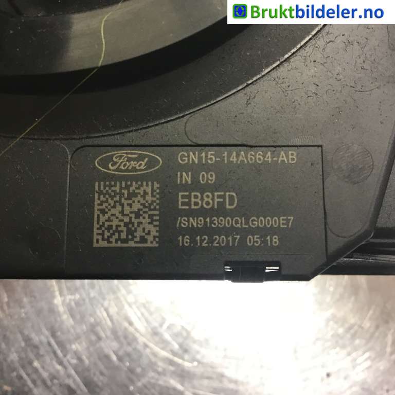 Airbag slepering til Ford Fiesta 2017-->> (Type VII)  (FORD|GN15-14A664-AB|EB8FD|)