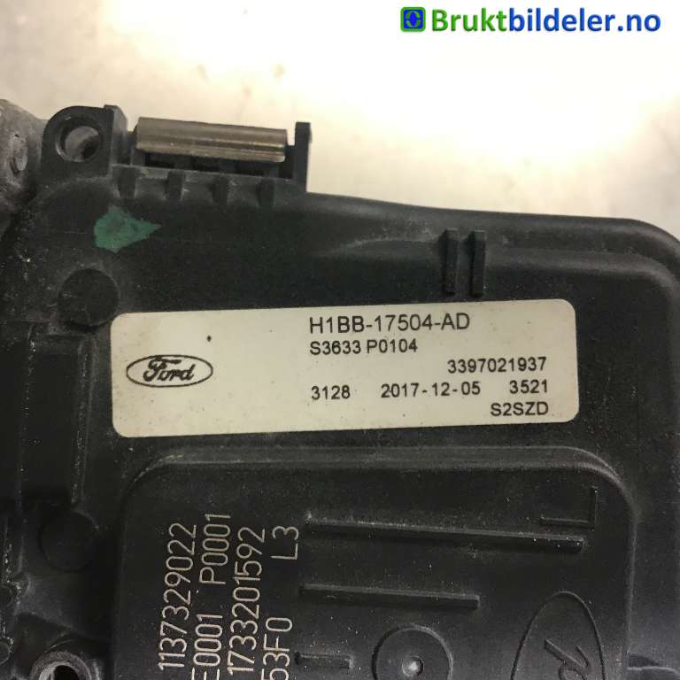 Viskermotor frontrute til Ford Fiesta 2017-->> (Type VII)  (FORD|H1BB-17504-AD|S3633 P0104|)