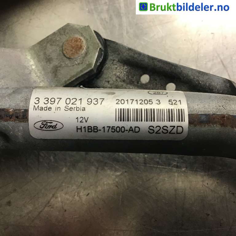 Viskeroverføring til Ford Fiesta 2017-->> (Type VII)  (FORD|H1BB-17500-AD|3 397 021 937|)