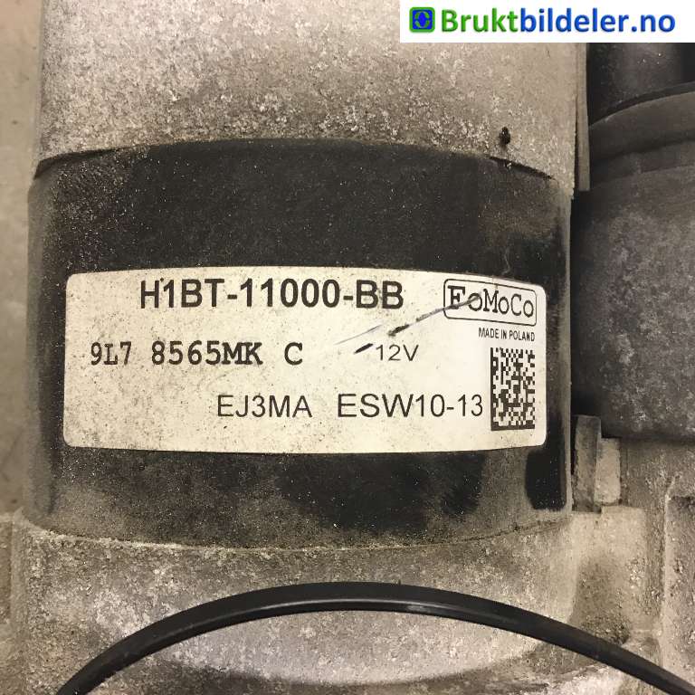 Starter til Ford Fiesta 2017-->> (Type VII)  (FORD|H1BT-11000-BB|EJ3MA ESW10-13|9L7 8565MK C)
