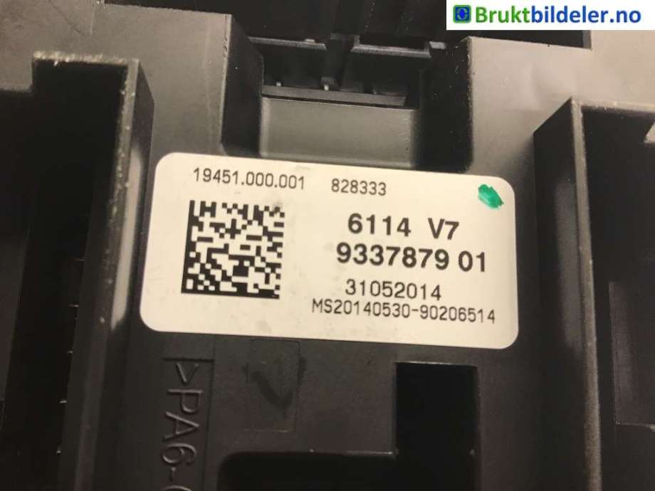 Sikringsboks til BMW 3-Serie 2012-2018 (F30/F31/F34) (F30/F31/F34) (BMW|61 14 9 337 879|19451.000.001|)