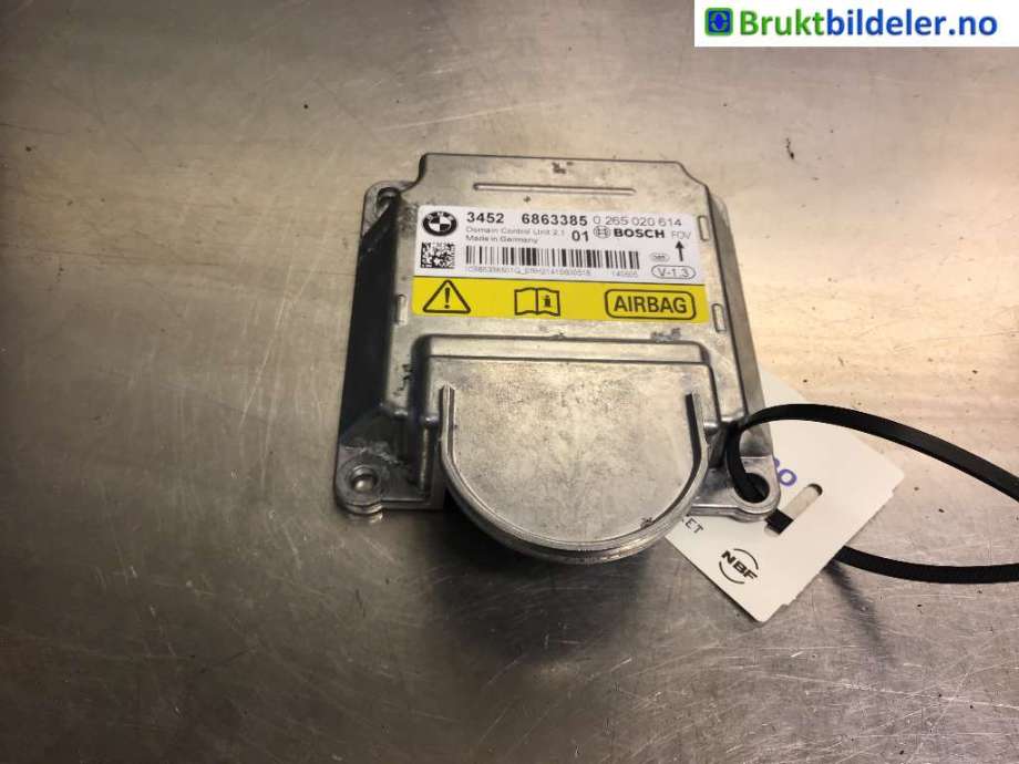 Airbag elektronikk til BMW 3-Serie 2012-2018 (F30/F31/F34) (F30/F31/F34) (BMW|34 52 6 863 385|0 265 020 614|)