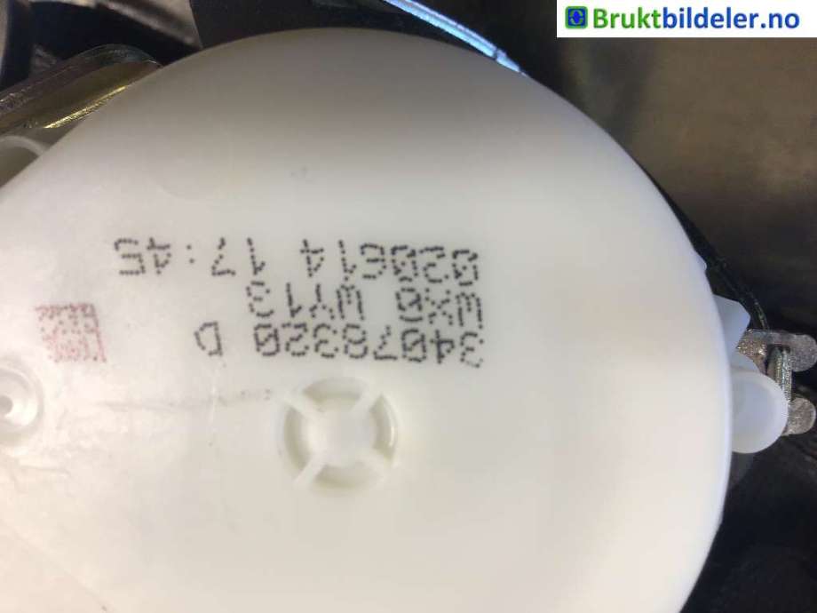Sikkerhetsbelte foran venstre til BMW 3-Serie 2012-2018 (F30/F31/F34) (F30/F31/F34) (BMW|72 11 7 243 307|34078320 D|)