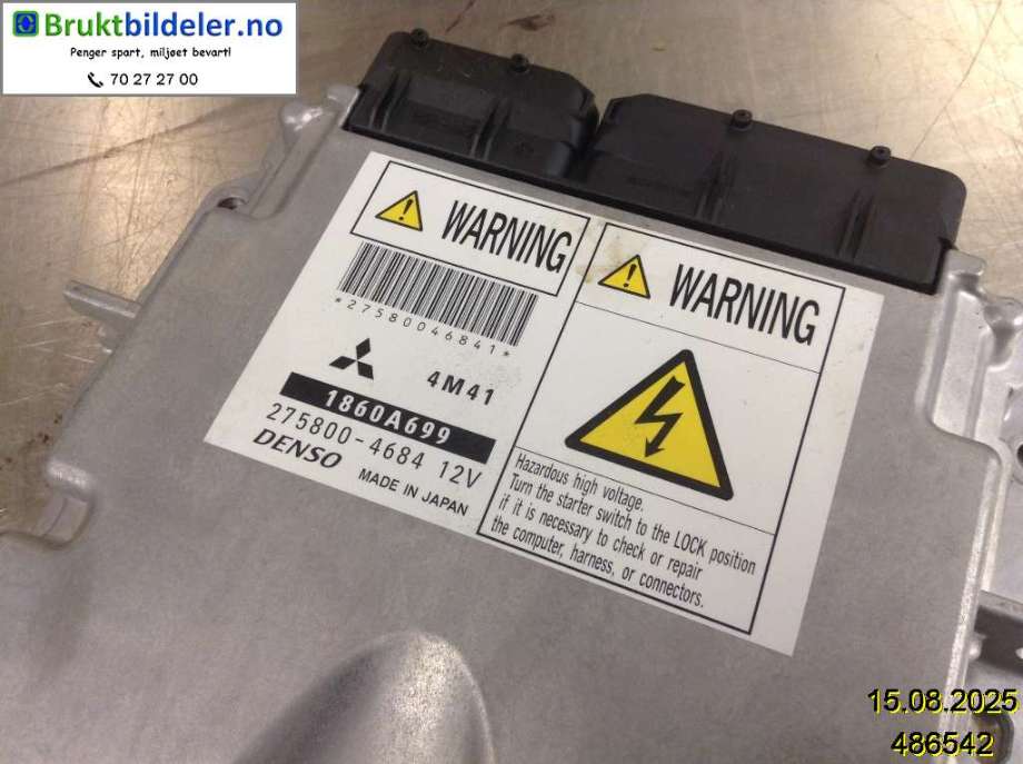 Styreenhet motor til Mitsubishi Pajero 2007-2016 (Type IV, Fase 1) (MITSUBISHI|1860A699|275800-4684|)